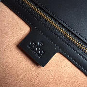 Gucci Sylvie Bag 31.5 Black Leather Top Handle Z2146 - 2