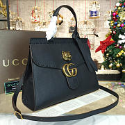 Gucci GG Marmont Leather Tote Bag Black 2237 31.5cm - 3