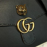 Gucci GG Marmont Leather Tote Bag Black 2237 31.5cm - 6