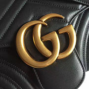 Gucci GG Marmont 30 Matelassé Black Leather 2264 - 6