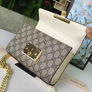 Gucci GG Leather 20 Pearl Padlock studded Ophidia Cream 2373 - 4