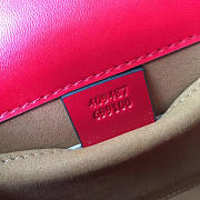 Gucci Padlock Leather 20.5 studded red embossed 2609 - 4