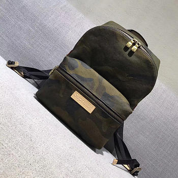 Louis Vuitton Supreme backpack camouflage