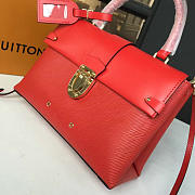 BagsAll Louis Vuitton One Handle Flap Bag Mm Red  - 5