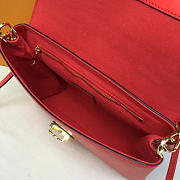 BagsAll Louis Vuitton One Handle Flap Bag Mm Red  - 2