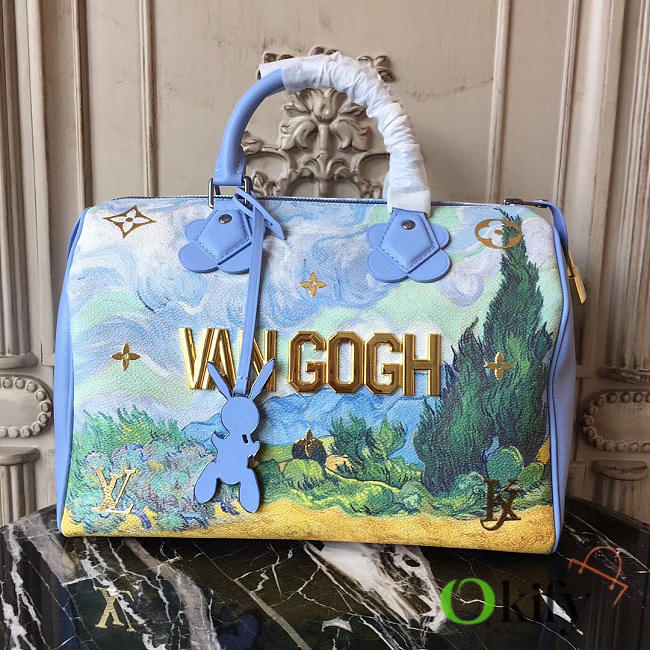 BagsAll Louis Vuitton Masters Speedy Jeff Koons Van Gogh Bag - 1