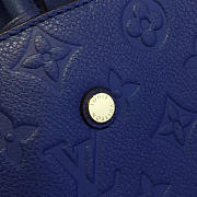 Louis Vuitton Montaigne MM 33 Tote Blue 3339  - 2