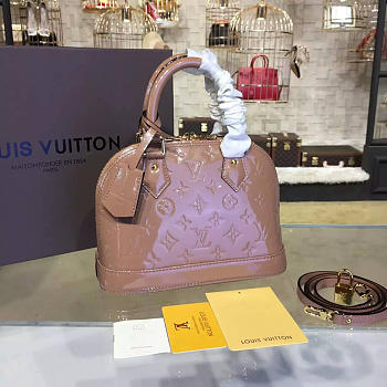 Louis Vuitton ALMA BB Monogram Vernis Leather 3547 24cm 