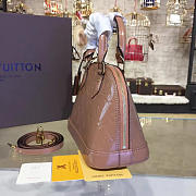 Louis Vuitton ALMA BB Monogram Vernis Leather 3547 24cm  - 5