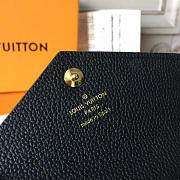 Louis Vuitton Long Wallet 19 Monogram Black 3712 - 6