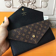 Louis Vuitton Long Wallet 19 Monogram Black 3712 - 2