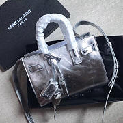 YSL Classic Sac De Jour Nano 22 Silver BagsAll 4733 - 1