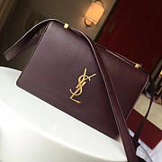 YSL Monogram Small Dylan 24 Wine Red BagsAll 4864 - 1