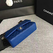 Chanel Lambskin Classic handbag Blue A01112 VS05712 25cm - 3
