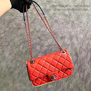 Chanel Red Multicolor Small Flap Bag A150301 23cm - 3