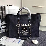 CC Shopping Bag Black A68046 VS01592 38cm - 1