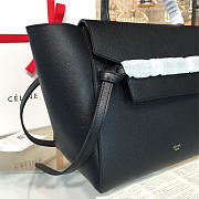 BagsAll Celine Belt Bag Black Calfskin Z1204 27cm - 2