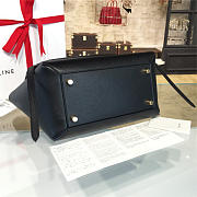 BagsAll Celine Belt Bag Black Calfskin Z1204 27cm - 3