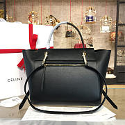 BagsAll Celine Belt Bag Black Calfskin Z1204 27cm - 4