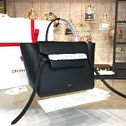 BagsAll Celine Belt Bag Black Calfskin Z1204 27cm - 5