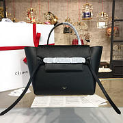 BagsAll Celine Belt Bag Black Calfskin Z1204 27cm - 6