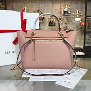 BagsAll Celine Belt Bag Pink Calfskin Z1216 27cm  - 5