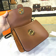 Chloe Leather Mily Brown 23.5 Z1326  - 4