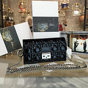 bagsAll Dior WOC Black Shiny 1690 - 1