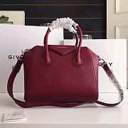 bagsAll Givenchy Small Antigona 34 Red Wine - 1