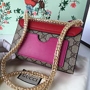 Gucci Ophidia Leather 20 Padlock Red 2163 - 4
