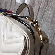 Gucci GG Marmont 25 Matelassé White Leather 2244 - 4