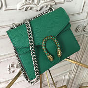 Gucci Dionysus 20 Mini Shoulder Bag Green Leather Z035 - 4