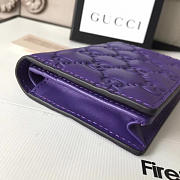 Gucci GG Leather Wallet BagsAll Black 2574 - 3