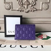 Gucci GG Leather Wallet BagsAll Black 2574 - 2