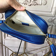 Gucci Soho Disco 21 Leather Bag Navy Blue Z2599 - 3