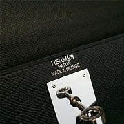 Hermès Kelly Epsom 28 Black/Silver BagsAll Z2721 - 3
