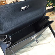 Hermès Kelly Epsom 28 Black/Silver BagsAll Z2721 - 6