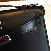 Hermès Mini Kelly Box Calf 22 Black/Silver BagsAll Z2834 - 2
