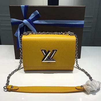 Louis Vuitton Twist Yellow MM 3597 23cm 