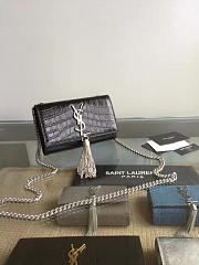 YSL Monogram Kate Bag With Leather Tassel BagsAll 4770 - 6