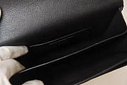 YSL Sunset Medium Black Bag 22 Grained Leather 4833 - 5