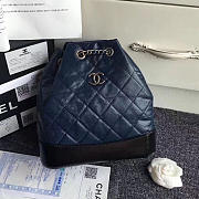 CHANEL'S GABRIELLE Small Backpack 24 Blue and Black A94485  - 1