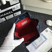 CHANEL'S GABRIELLE Small Backpack 24 Blue and Black A94485  - 3