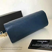 Chanel Small Label Click leather Shopping Bag Blue BagsAll A93731 VS04747 - 3