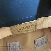 Chanel Small Label Click leather Shopping Bag Blue BagsAll A93731 VS04747 - 6