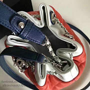 CC Small Drawstring Bucket Bag in Red Lambskin and Resin BagsAll A93730 VS04392 - 5