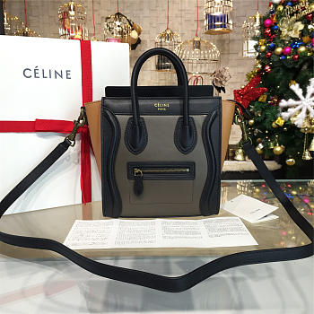 BagsAll Celine Leather Nano Luggage Z971