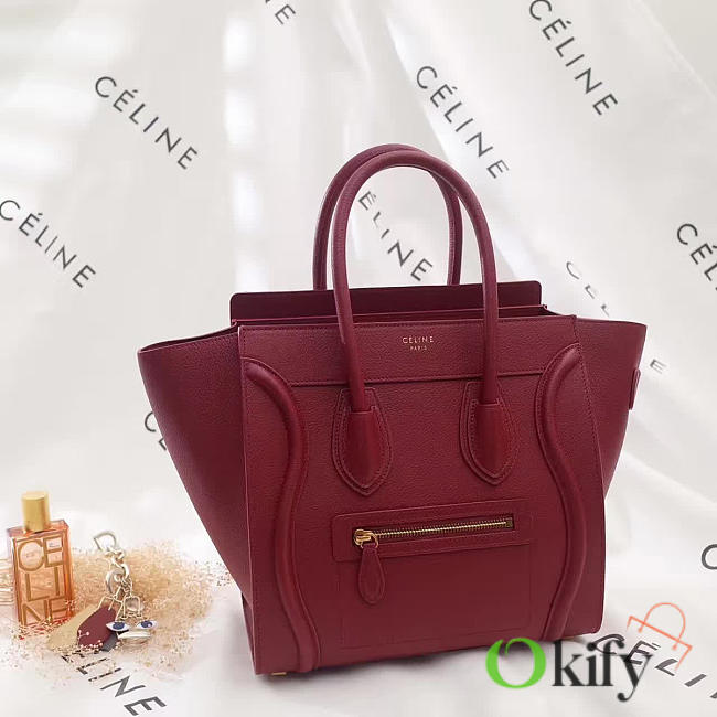 BagsAll Celine Leather Micro Luggage Z1045 26cm - 1