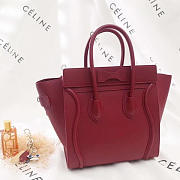 BagsAll Celine Leather Micro Luggage Z1045 26cm - 3