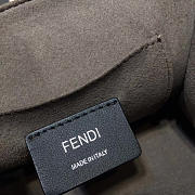 Fendi KanI F Logo White Leather 19cm - 2